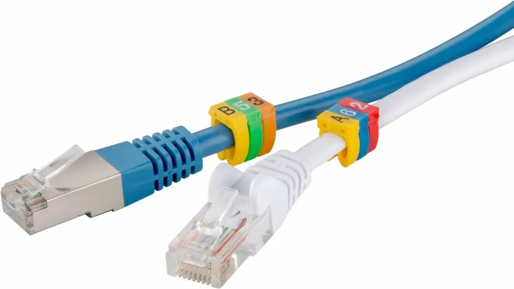 Kabelmarkering A - C voor diameter van 4 tot 6mm 90 stuks - Networkdiscount.com