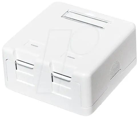 Keystone opbouw netwerkdoos 2 poorts wit - Networkdiscount.com