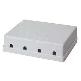 Keystone opbouwdoos 4 poorts wit - Networkdiscount.com