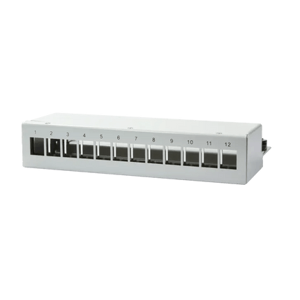Keystone patch panel box voor 12 keystones - Networkdiscount.com