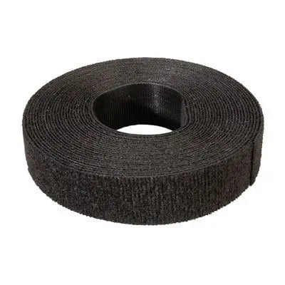 Klittenband 16mm zwart 4m op rol - Networkdiscount.com
