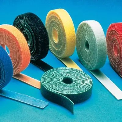 Klittenband 19mm geel 25m op rol - Networkdiscount.com