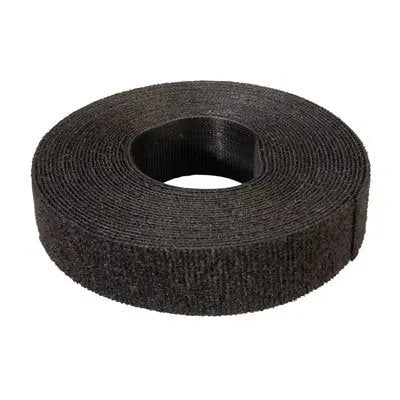 Klittenband 19mm zwart 5m op rol - Networkdiscount.com