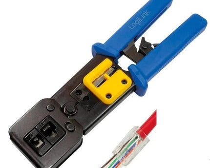 Krimptang voor doorsteek connectoren RJ11, RJ12 en RJ45 - Networkdiscount.com