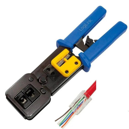 Krimptang voor doorsteek connectoren RJ11, RJ12 en RJ45 - Networkdiscount.com