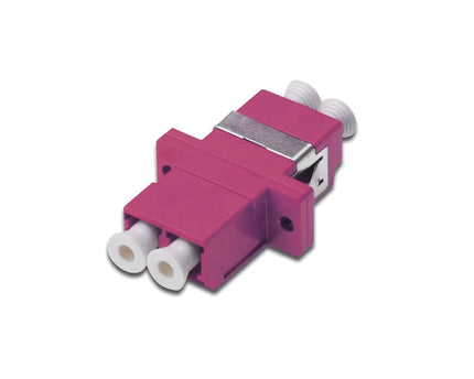 LC / LC Duplex Koppeling, OM4, kleur roze - Networkdiscount.com