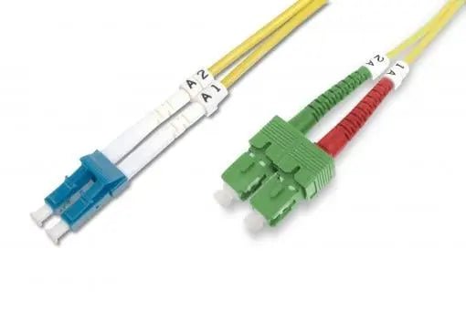 LWL OS2 Singlemode glasvezel patchkabel SC ( APC ) naar LC ( PC ) 1 M - Networkdiscount.com