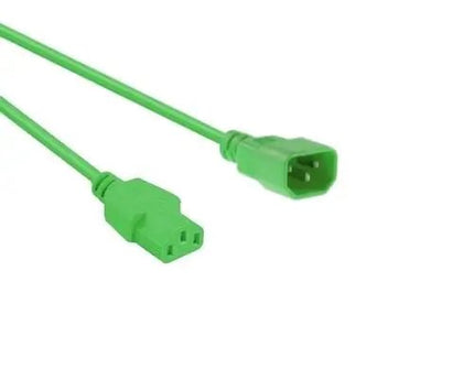 Netsnoer C14 - C13 3x 0.75mmGroen 1.2m - Networkdiscount.com