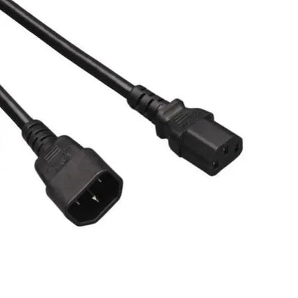 Netsnoer C14 - C13 3x 0.75mmZwart 1.2m - Networkdiscount.com