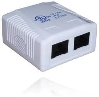 Opbouwdoos CAT6 2x RJ45 UTP - Networkdiscount.com
