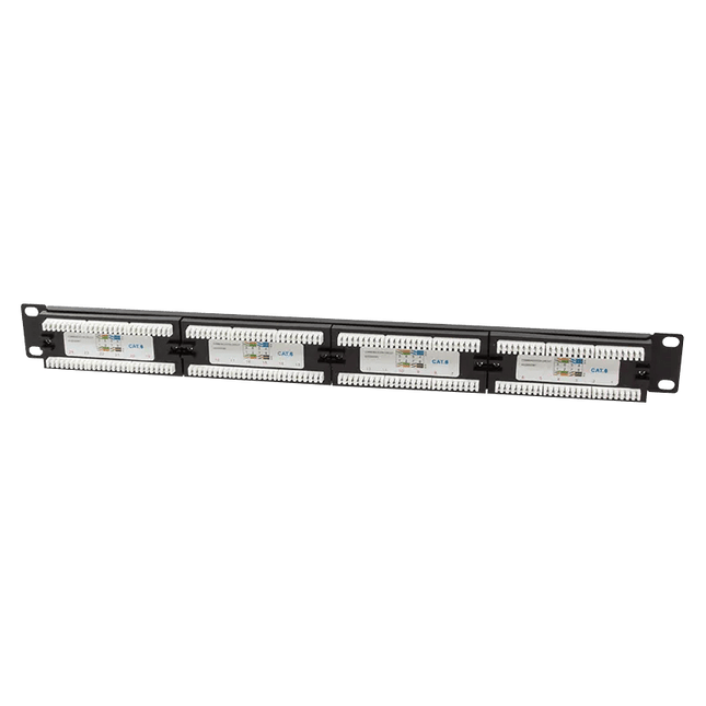 Patchpanel 24 Poorts CAT6 RJ45 - Networkdiscount.com