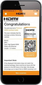 Premium High Speed HDMI ™ - kabel met ethernet, verguld 2 M - Networkdiscount.com