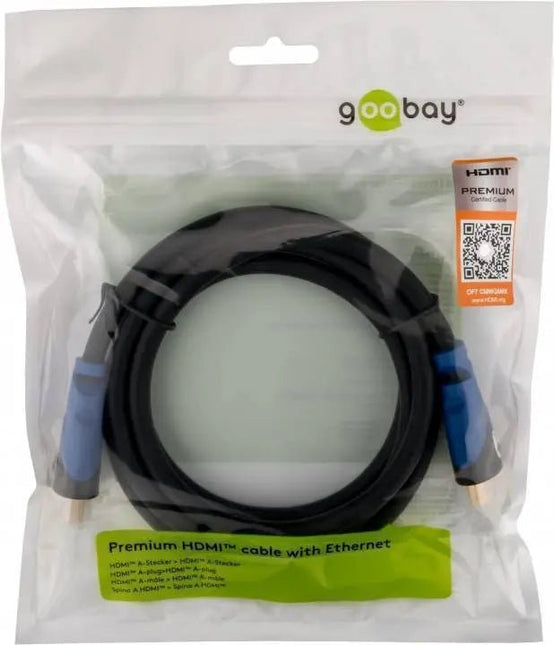 Premium High Speed HDMI ™ - kabel met ethernet, verguld 3M - Networkdiscount.com