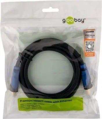 Premium High Speed HDMI ™ - kabel met ethernet verguld 5M - Networkdiscount.com