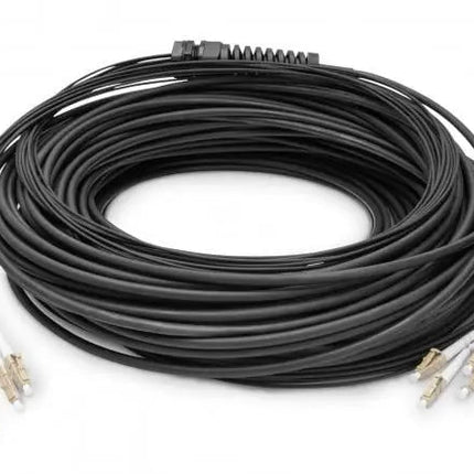 Reeds geassembleerde, 150 M universele breakout glasvezelkabel, multimode OM4, 8 vezels, LC/UPC - LC/UPC - Networkdiscount.com