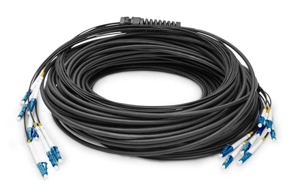 Reeds geassembleerde, 150 M universele breakout glasvezelkabel, singlemode OS2, 8 vezels, LC/UPC - LC/UPC - Networkdiscount.com