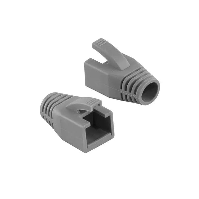 RJ45 Tule 8mm grijs 10 stuks - Networkdiscount.com