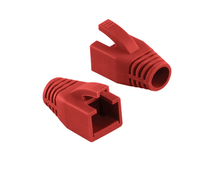RJ45 Tule 8mm rood 50 stuks - Networkdiscount.com