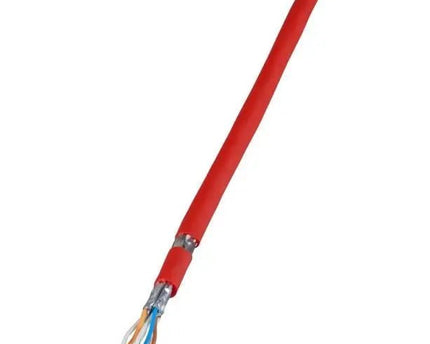 S/FTP CAT7 netwerkkabel soepel 100M 100% koper rood - Networkdiscount.com