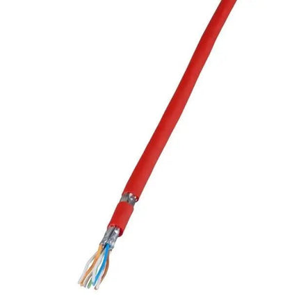 S/FTP CAT7 netwerkkabel soepel 100M 100% koper rood - Networkdiscount.com