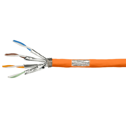 S/FTP CAT7 netwerkkabel stug LSZH FRNC - B 25M 100% koper - Networkdiscount.com
