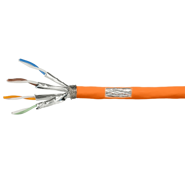 S/FTP CAT7 netwerkkabel stug LSZH FRNC - B 50M 100% koper - Networkdiscount.com