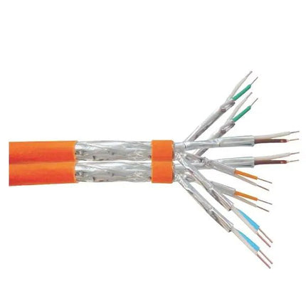 S/FTP CAT7a 1000MHz duplex stug 100M 100% koper halogeenvrij oranje - Networkdiscount.com