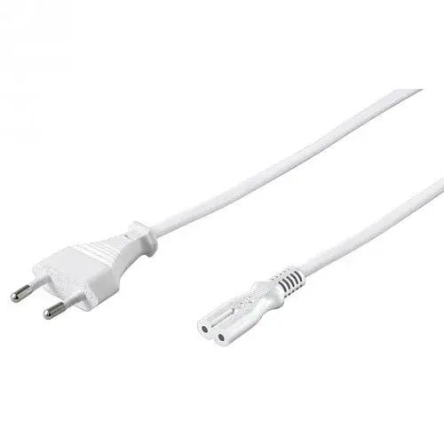Stroomkabel CEE 7/16 (male) naar C7 (female) 1.5 M wit - Networkdiscount.com