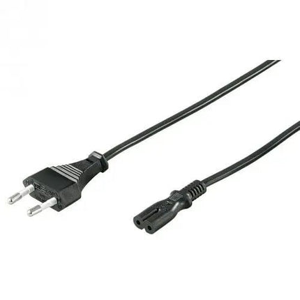 Stroomkabel CEE 7/16 (male) naar C7 (female) 1.8 M zwart - Networkdiscount.com