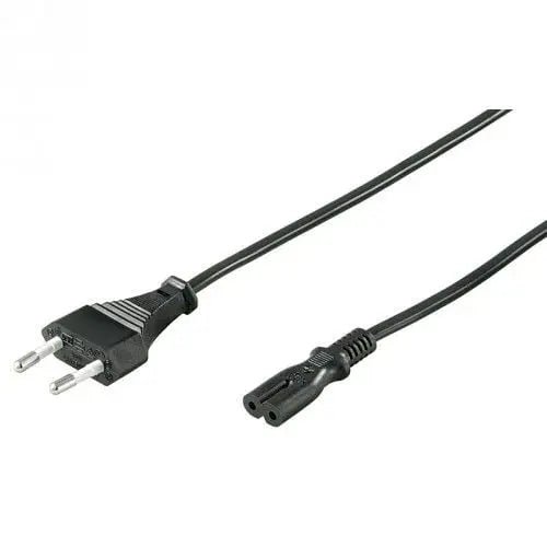 Stroomkabel CEE 7/16 (male) naar C7 (female) 5 M zwart - Networkdiscount.com