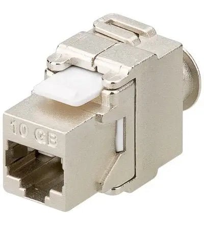 Toolless Keystone Jack CAT 6a 500MHz RJ45 STP SNAP - IN Shielded - Networkdiscount.com