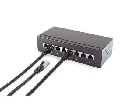 U/FTP CAT7 2M plat zwart 100% koper - Networkdiscount.com