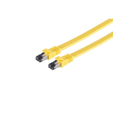 U/FTP CAT8.1 0.25M plat geel 100% koper - Networkdiscount.com