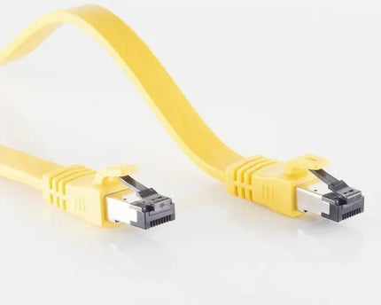 U/FTP CAT8.1 1.5M plat geel 100% koper - Networkdiscount.com