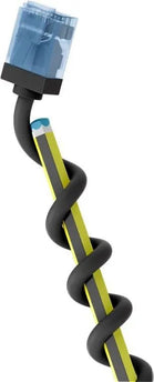Ultra flexibele 0,5 M CAT 6A - patchkabel, dun, U/UTP, zwart - Networkdiscount.com