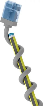 Ultra flexibele 3 M CAT 6A - patchkabel, dun, U/UTP, grijs - Networkdiscount.com