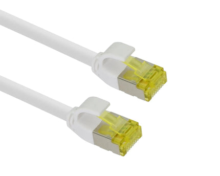 Ultra slim Patchkabel S/FTP Cat 6A Wit 0.5 M - Networkdiscount.com