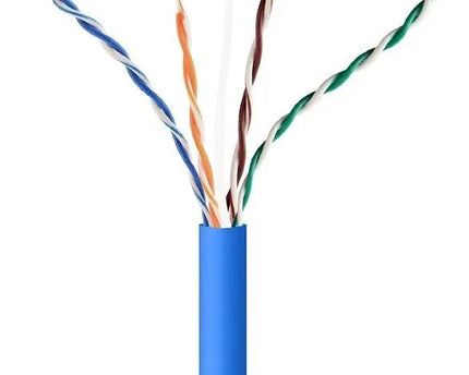 UTP CAT5e kabel stug 305M CCA Blauw - Networkdiscount.com