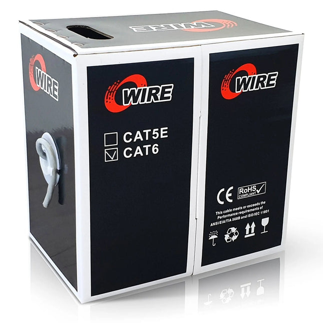 UTP CAT6 stug 100M 100% Koper - Networkdiscount.com